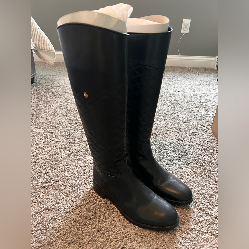 Tory Burch Claremont Quilted Tall Boot